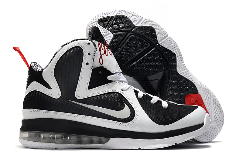 2022 Nike LeBron James IX White Black Red Shoes